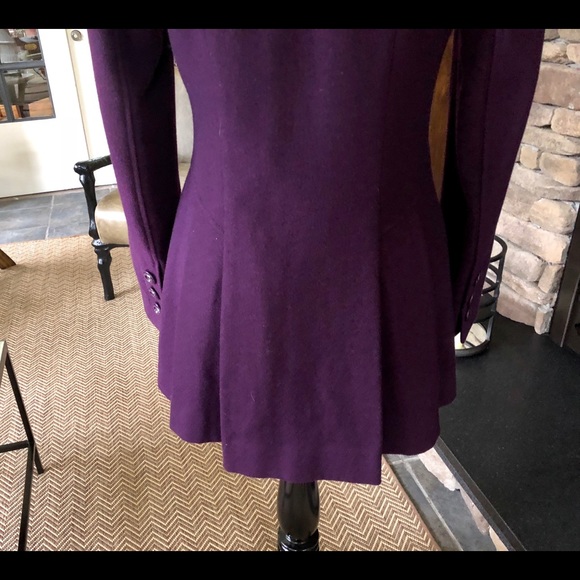 Guess Double Breasted Purple Coat - Picture 5 of 8